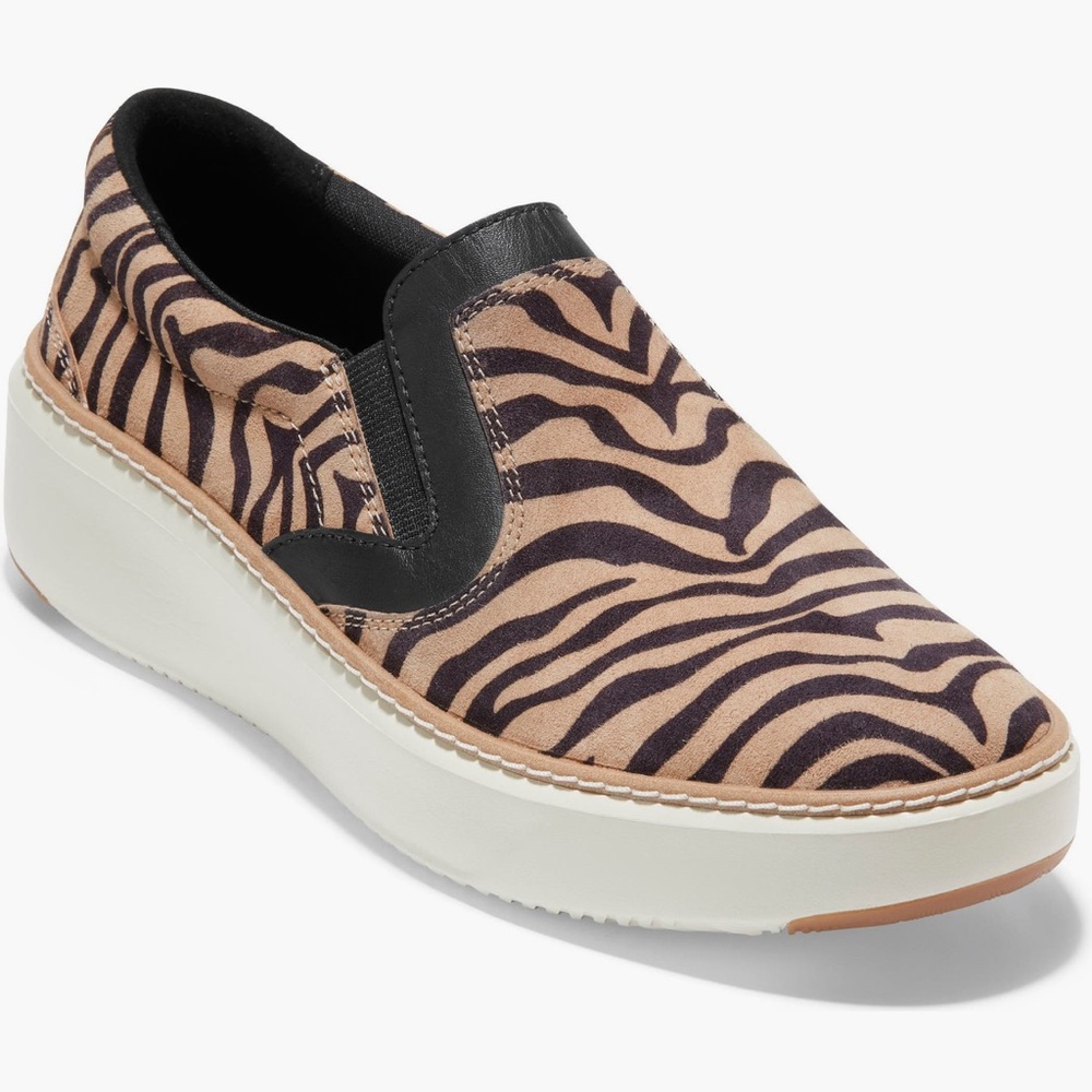 🆕 NWT Cole Haan GrandPro Topspin Suede Slip In Sneaker